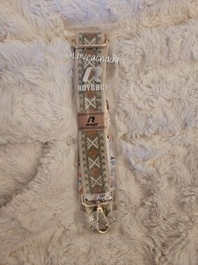 NEW✨️ROYGBOP Patterned Adjustable Strap in Sage, Tan & Cream